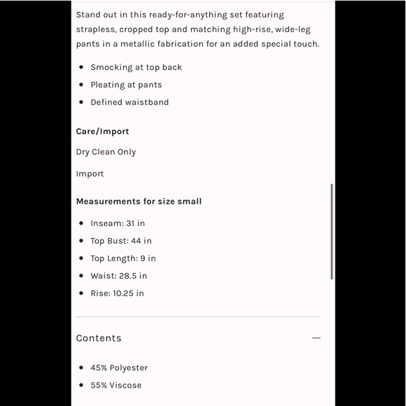 NWT Free People Evelyn Set Black size XS - Picture 3 of 16